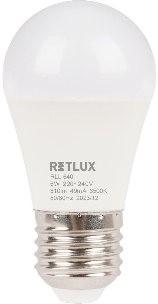 RETLUX RLL 640 G45 E27 miniG 6W DL D