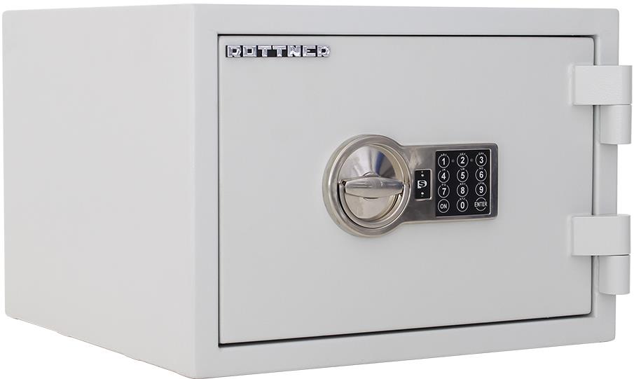 Rottner Fire Safe 30 EL nábytkový ohnivzdorný elektronický trezor šedý