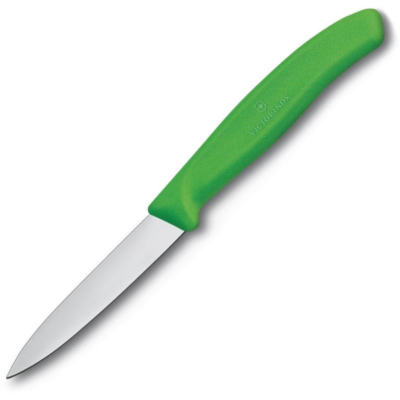 Nůž na zeleninu 8 cm, zelená, plast, Victorinox