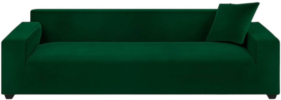 Ruhhy 26183 Elastický potah na rohovou pohovku 190-230 cm, polštář 45 x 45 cm, zelený