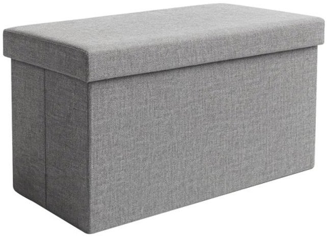 Šedý taburet Ruhhy 26131 s úložným prostorem