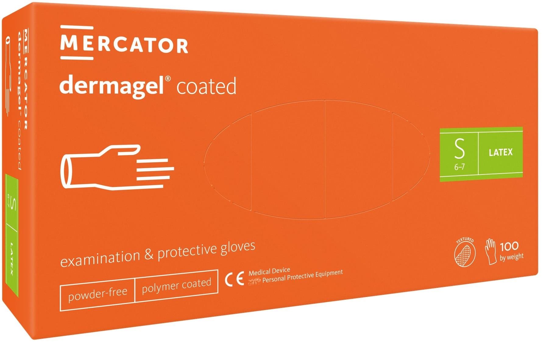 MERCATOR MEDICATOR Dermagel Coated bílé 100 ks, vel. S