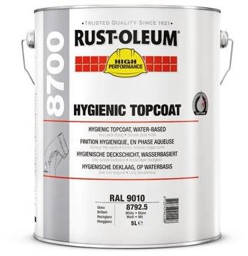 Rust-Oleum Protiplísňová vodouředitelná vrchní lesklá barva na stěny a stropy 5 l, bílá