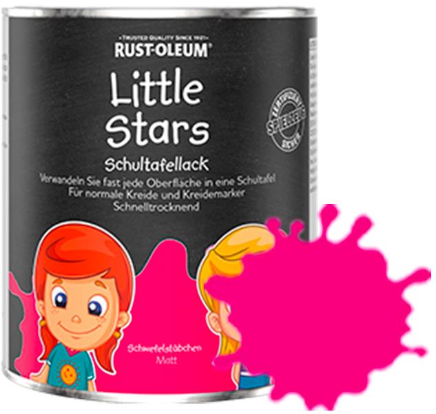 Rust-Oleum Tabulová barva do dětského pokoje Little Stars Chalkboard Paint 0,25 l, růžová