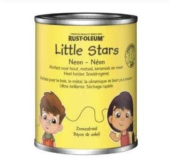 Rust-Oleum Certifikovaná neonová barva do dětského pokoje Little Stars 0125 l, žlutá