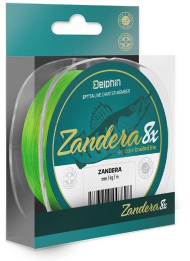 Delphin Zandera 8 Fluo Zelená 150m 0,10mm 6,9kg
