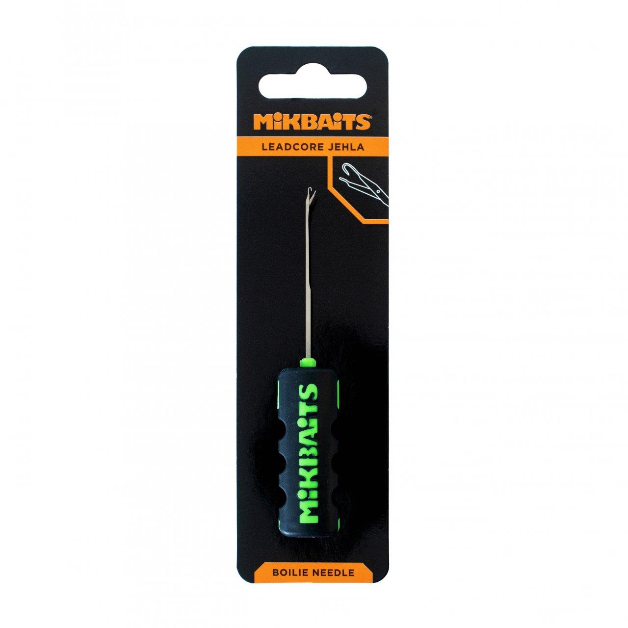 Mikbaits Boilie jehla Leadcore Zelená jemná na olověnku