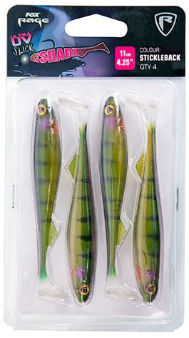 FOX Rage Slick Shad Ultra UV 11cm Stickleback 4ks