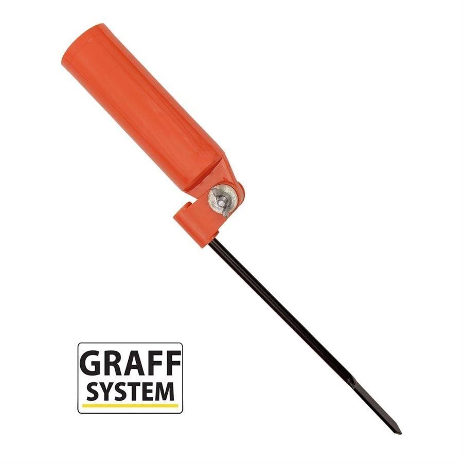 Graff Držák prutu sklopný Oranžový
