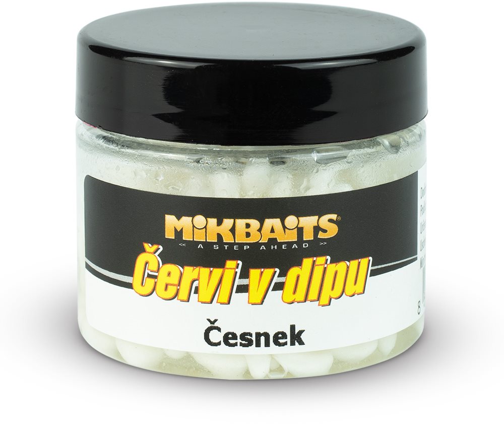 Mikbaits Červi v dipu Česnek 50ml