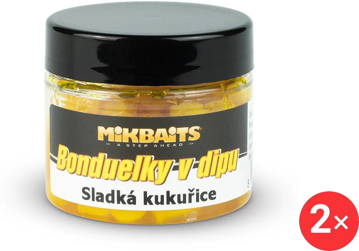 Mikbaits Bonduelky v dipu Sladká kukuřice 2 × 50 ml