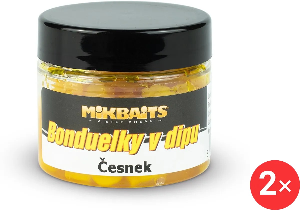 Mikbaits Bonduelky v dipu Česnek 2 × 50 ml