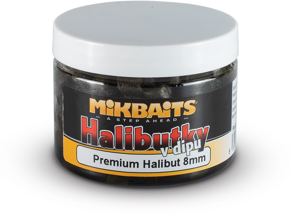 Mikbaits Halibutky v dipu Premium Halibut 8mm 150ml