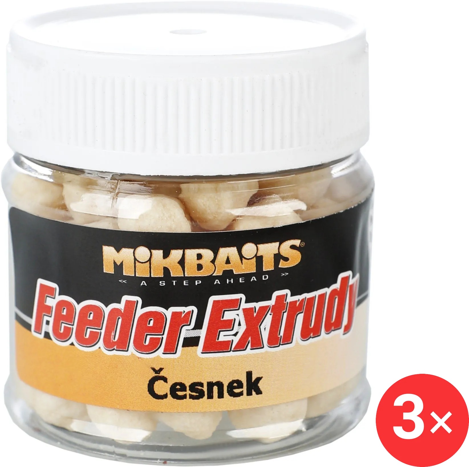 Mikbaits Měkké feeder extrudy Česnek 3 × 50 ml