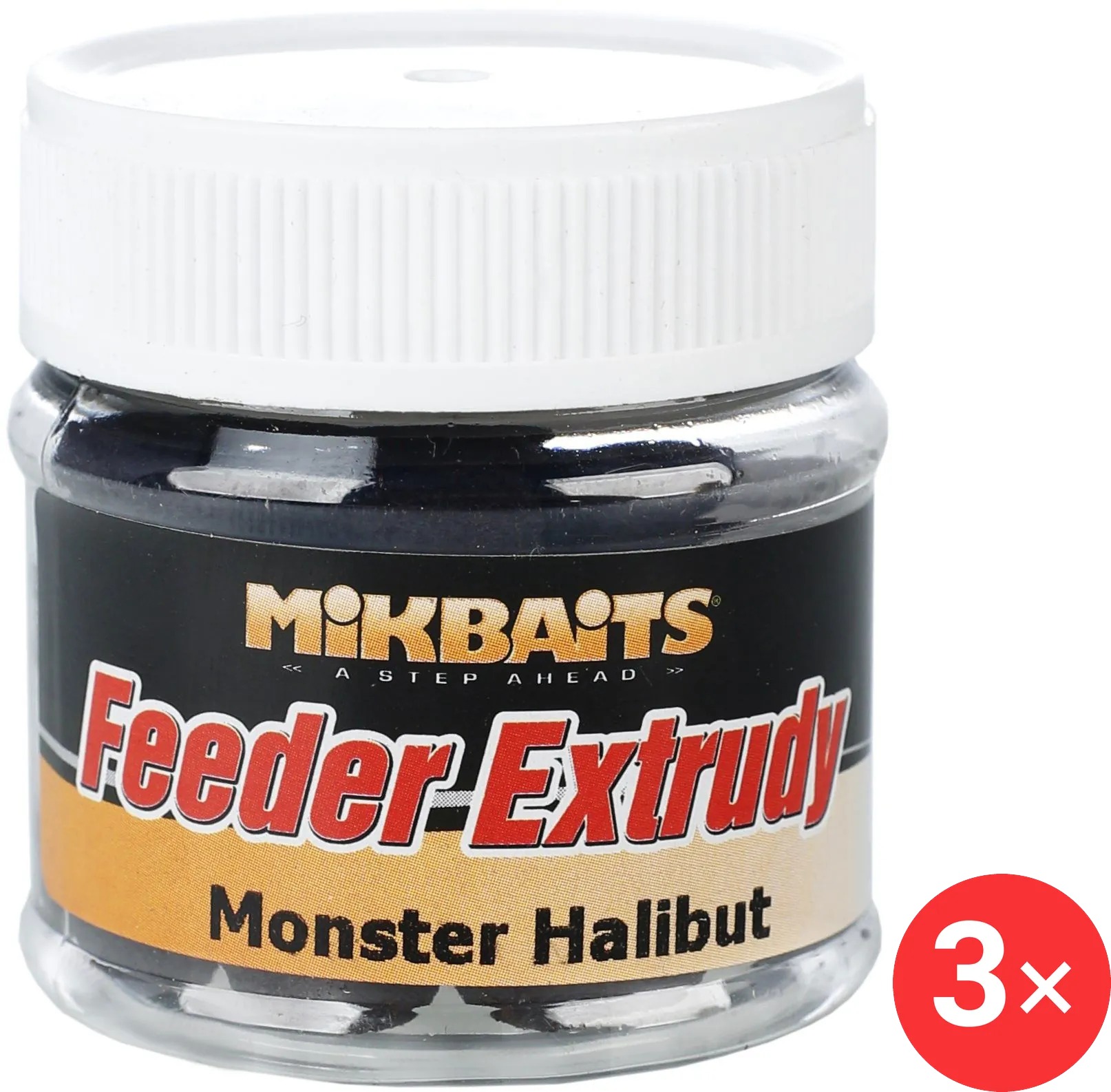 Mikbaits Měkké feeder extrudy Monster Halibut 3 × 50 ml