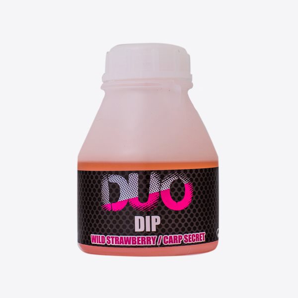 LK Baits Dip DUO X-Tra Wild Strawberry/Carp Secret 200ml
