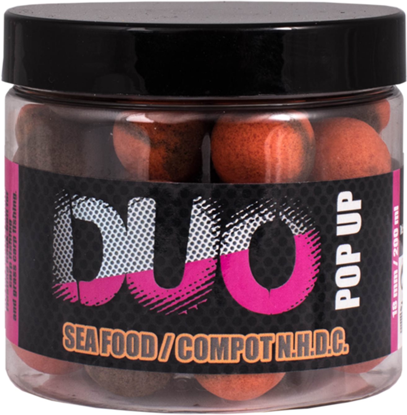 LK Baits Pop-Up DUO X-Tra Sea Food/Compot NHDC 18mm 200ml