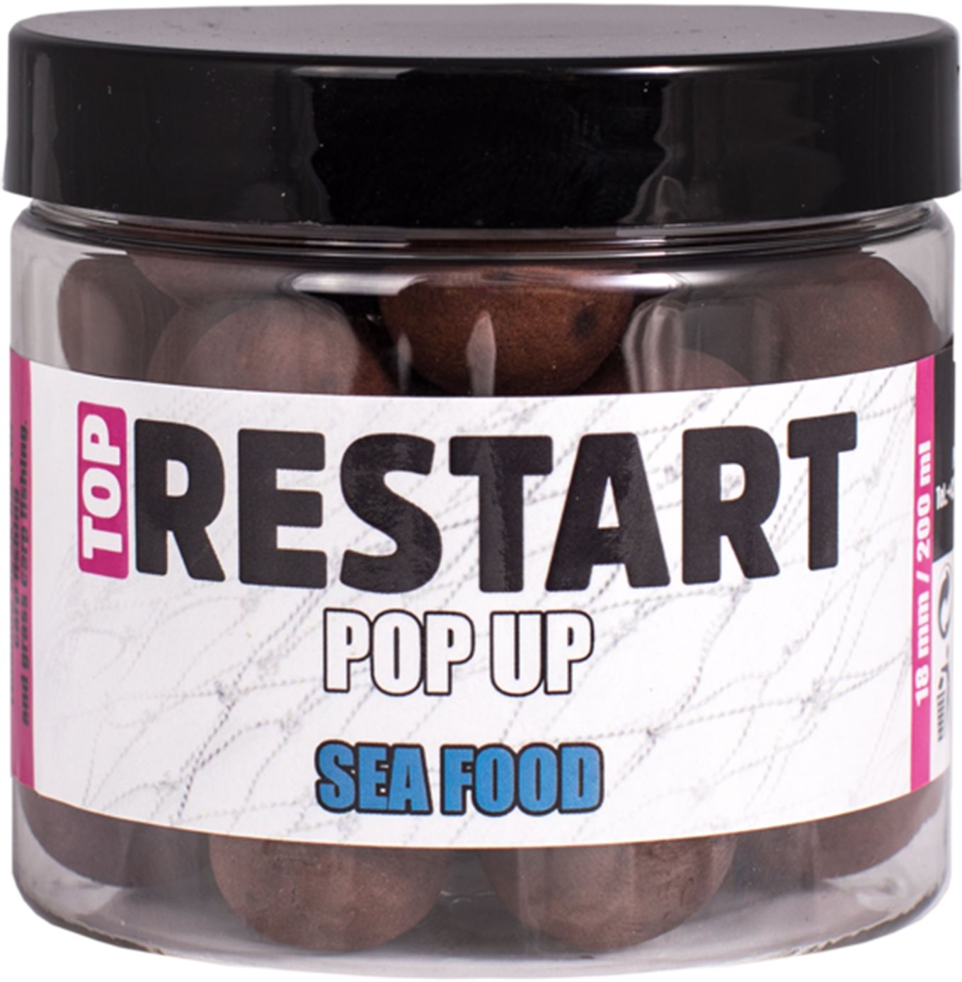 LK Baits Pop-Up Top Restart Sea Food 18mm 200ml