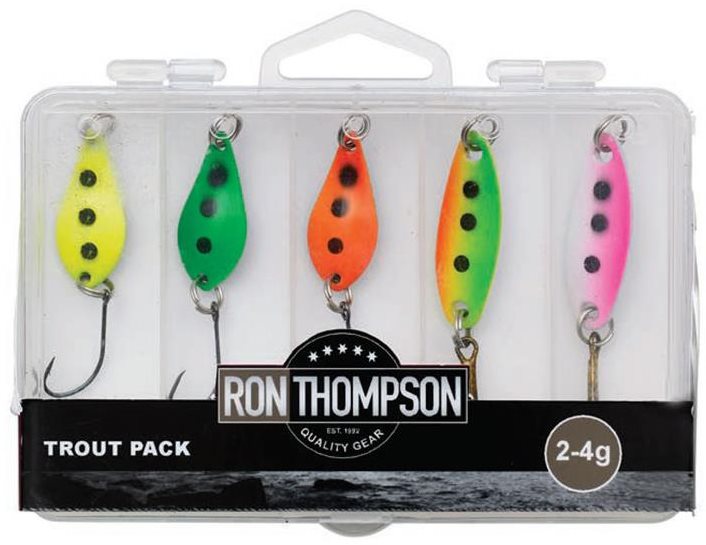 Ron Thompson Trout Pack 1 2-4g 5ks + Lure Box