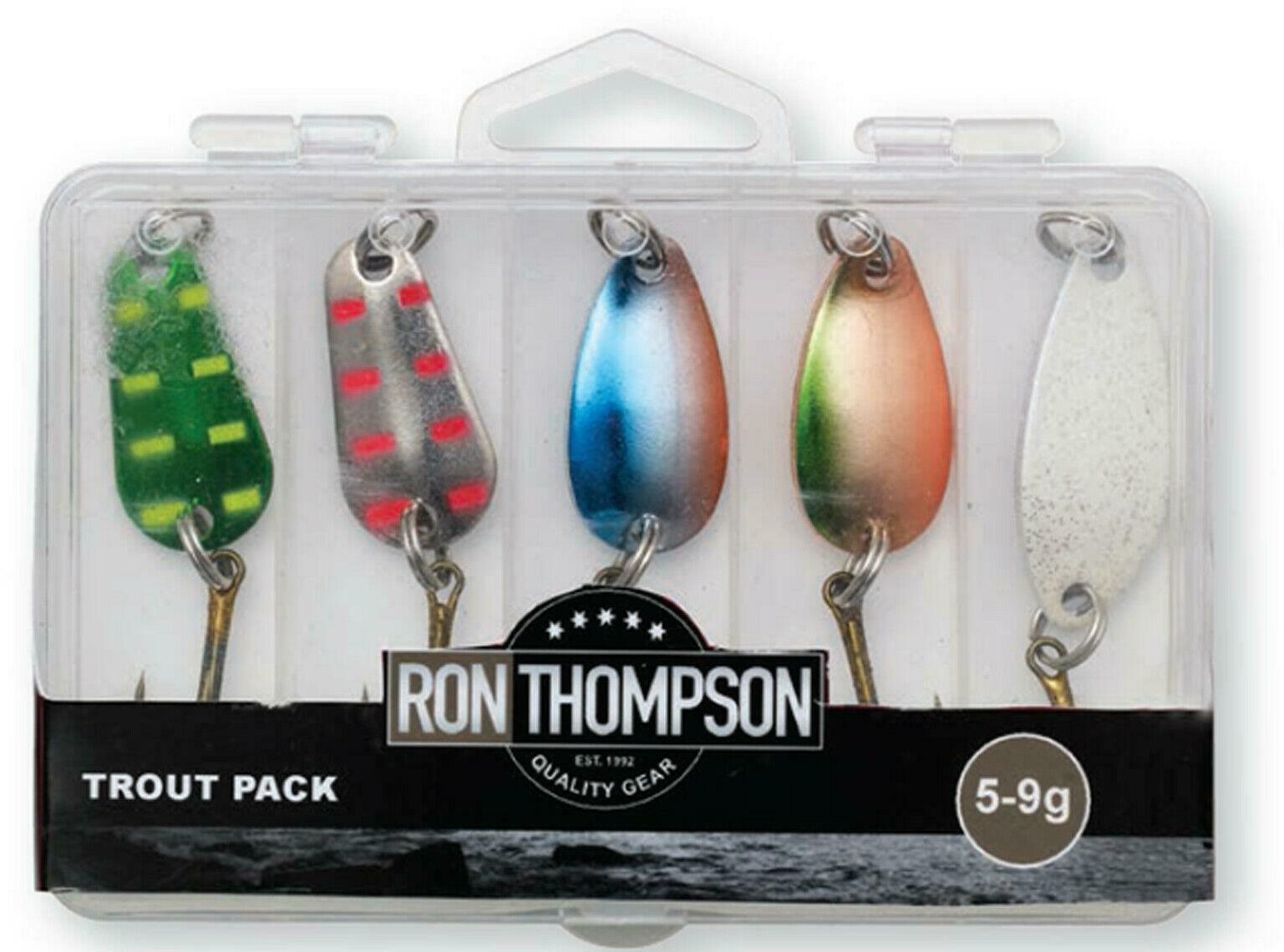 Ron Thompson Trout Pack 2 5-9g 5ks + Lure Box