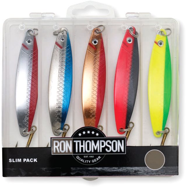 Ron Thompson Slim Pack 3 9cm 32g 5ks + Lure Box