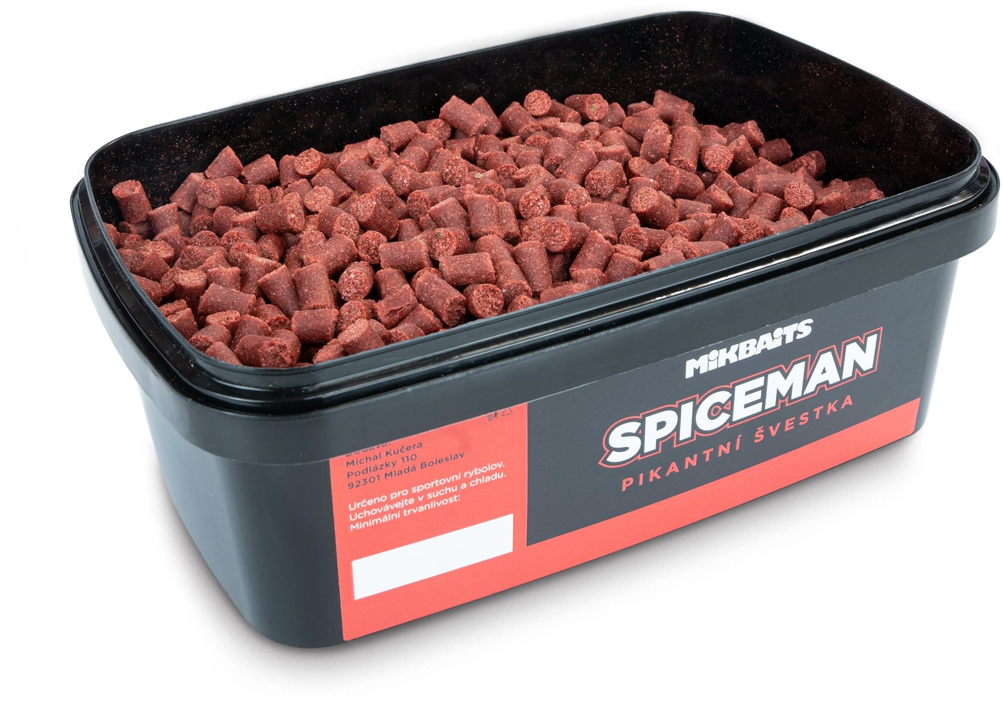 Mikbaits Spiceman Pelety Pikantní švestka 6mm 700g