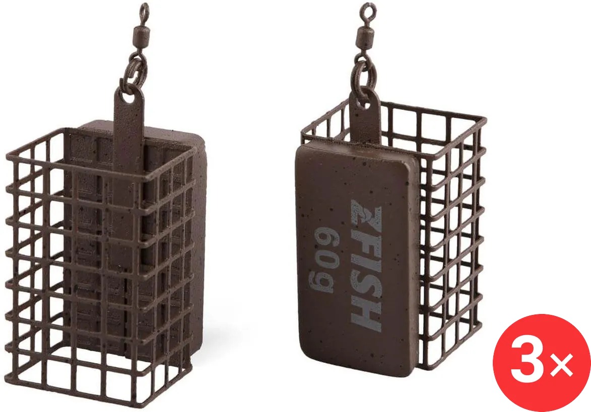 Zfish Krmítko ECO Square Feeder 3 × 80 g