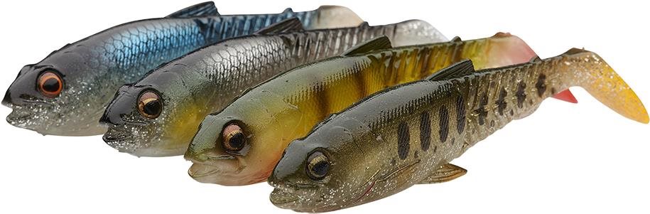 Savage Gear Craft Cannibal Paddletail 12,5cm 20g Clear Water Mix 4ks