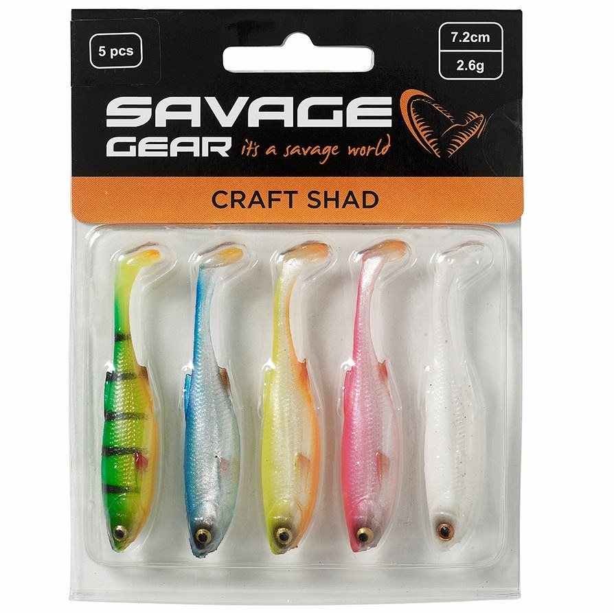 Savage Gear Craft Shad 8,8cm 4,6g Dark Water Mix 5ks