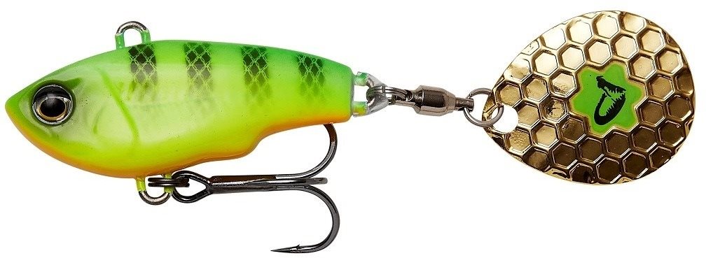 Savage Gear Fat Tail Spin 8cm 24g Sinking Firetiger