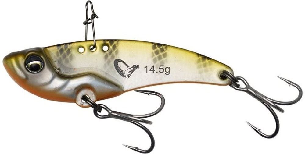 Savage Gear Vib Blade 5,5cm 14,5g Sinking Olive Silver Stripes