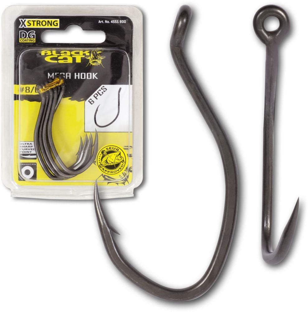 Black Cat Mega Hook DG Velikost 8/0 6ks