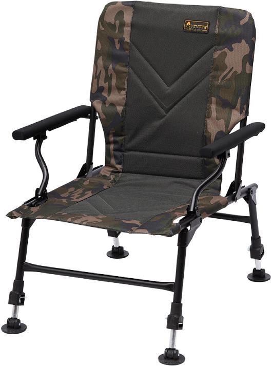 Prologic Avenger Relax Camo Chair W/Armrests & Covers