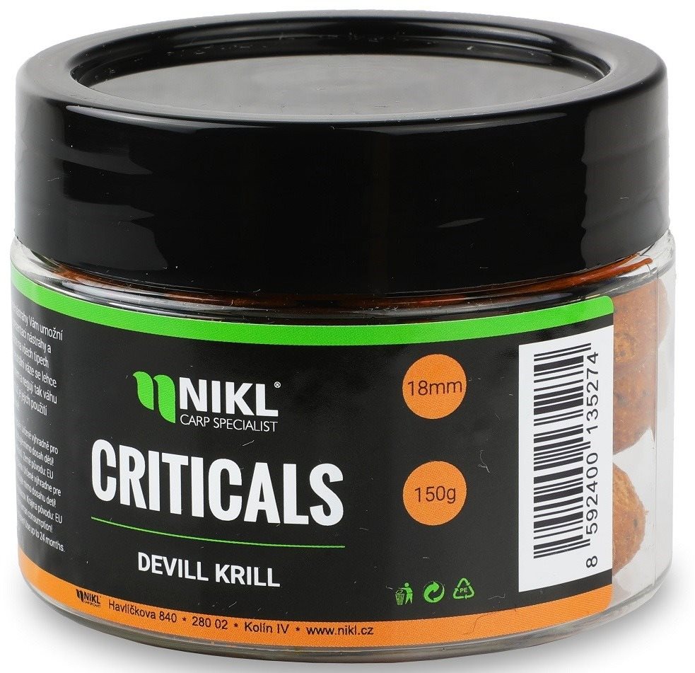 Nikl Chytací pelety Devill Krill 18mm 150g