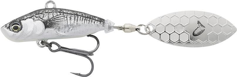 Savage Gear 3D Sticklebait Tailspin 7,3cm 13g Sinking Black Silver