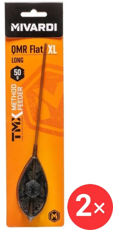 Mivardi krmítko Method Feeder QMR Flat Long XL 2 × 60 g