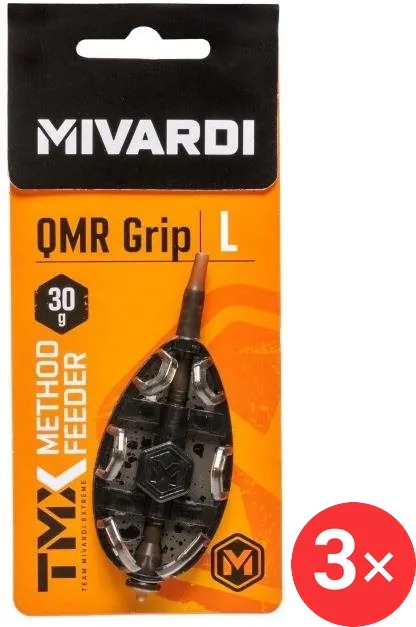 Mivardi krmítko Method Feeder QMR Grip L 3 × 50 g