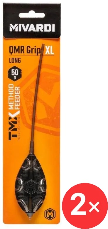 Mivardi krmítko Method Feeder QMR Grip Long XL 2 × 60 g
