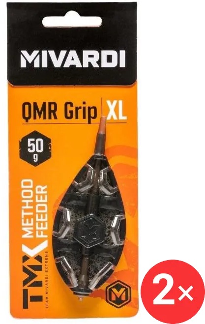 Mivardi krmítko Method Feeder QMR Grip XL 2 × 60 g