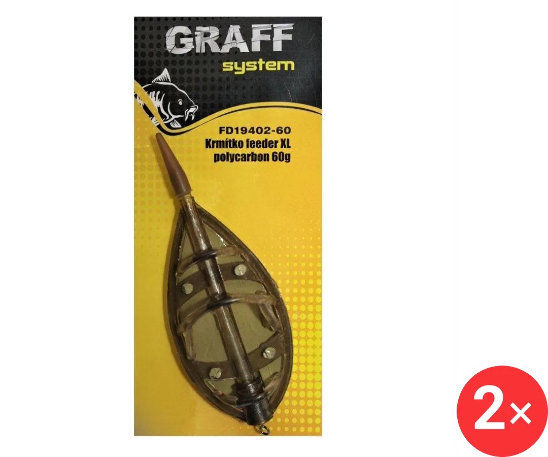 Graff Krmítko feeder XL polycarbon 2 × 60 g