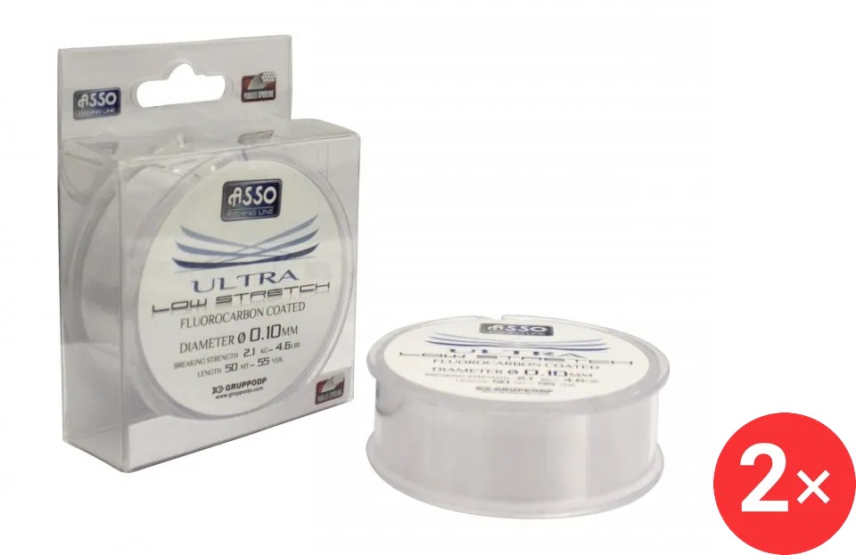 Asso Ultra Low Stretch Line 0,10 mm 50 m 2 ks
