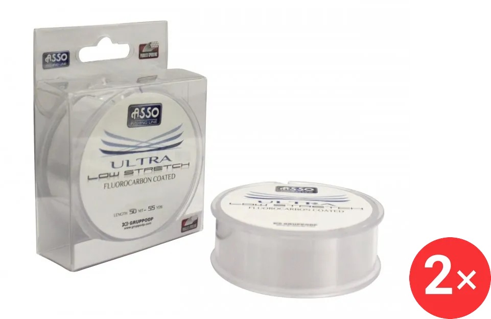 Asso Ultra Low Stretch Line 0,20 mm 50 m 2 ks