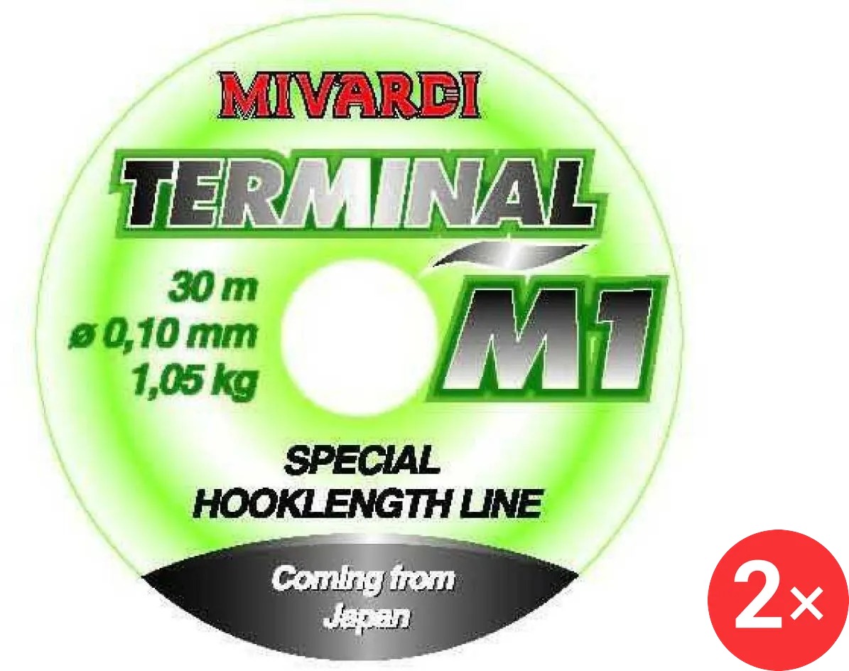 Mivardi Terminal M1, 30 m, 0,10 mm, 1,05 kg 2 ks