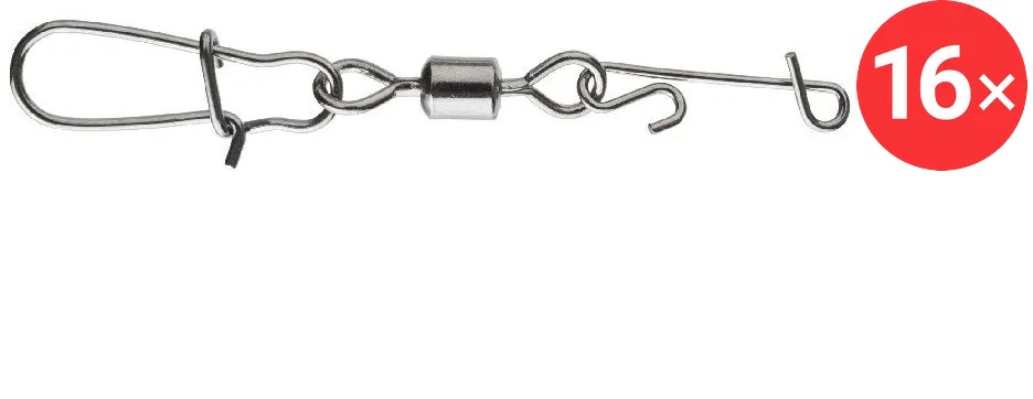 Daiwa No Knot Fast Lock Swivel M 9 kg 2 × 8 ks
