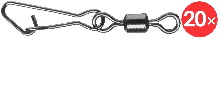Daiwa Easy Snap Swivel Velikost 4, 16 kg 2 × 10 ks