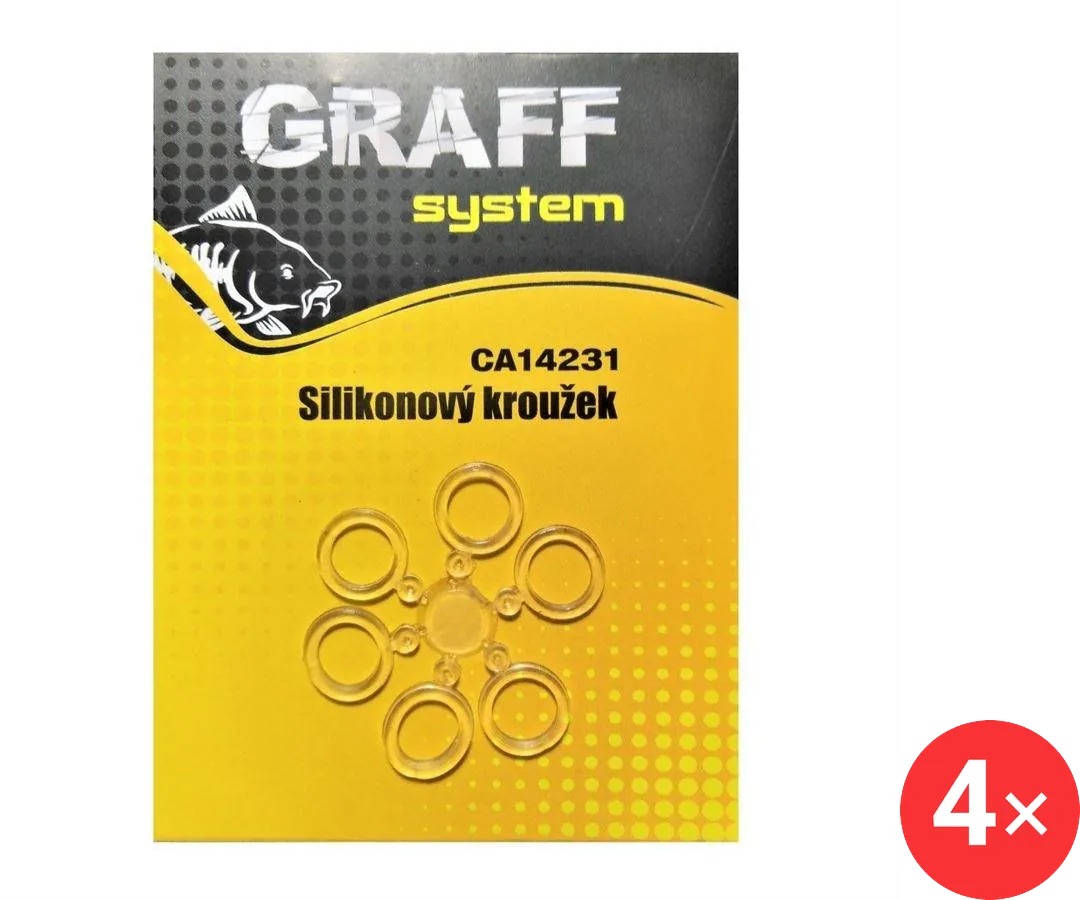 Graff Silikonový kroužek L 4 ks