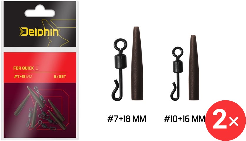 Delphin FDR Quick L Set 7 + 18 mm 2 × 5 ks