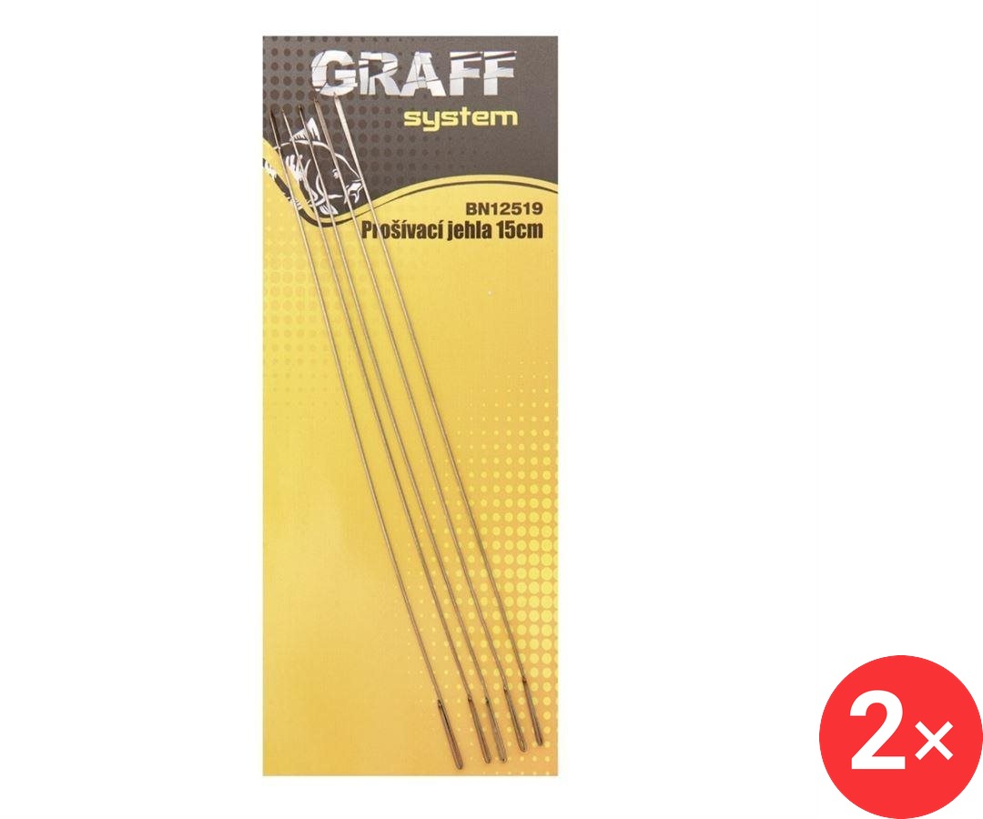 Graff Prošívací jehla 15 cm 2 × 5 ks