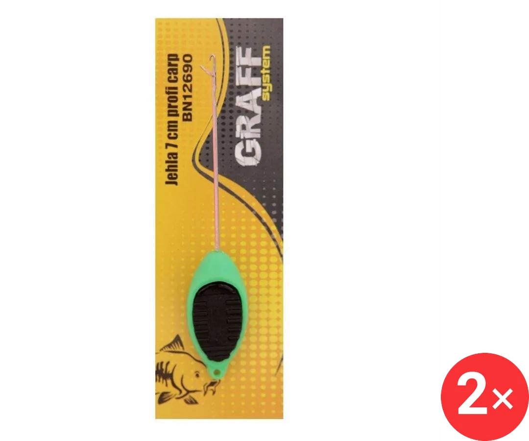 Graff Jehla Profi Carp 7 cm Zelená 2 ks