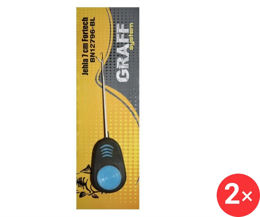 Graff Jehla Fortech 7 cm Modrá 2 ks